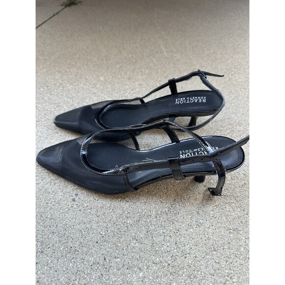 Kenneth Cole Shoes - Kenneth Cole Reaction Women's Maggie Black Mesh, Size 7, Kitten Heel, Toe